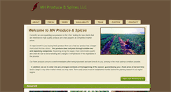Desktop Screenshot of mhproduceandspices.com